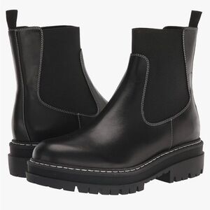 Marc Fisher Chelsea Boots with Contrast Stitching
